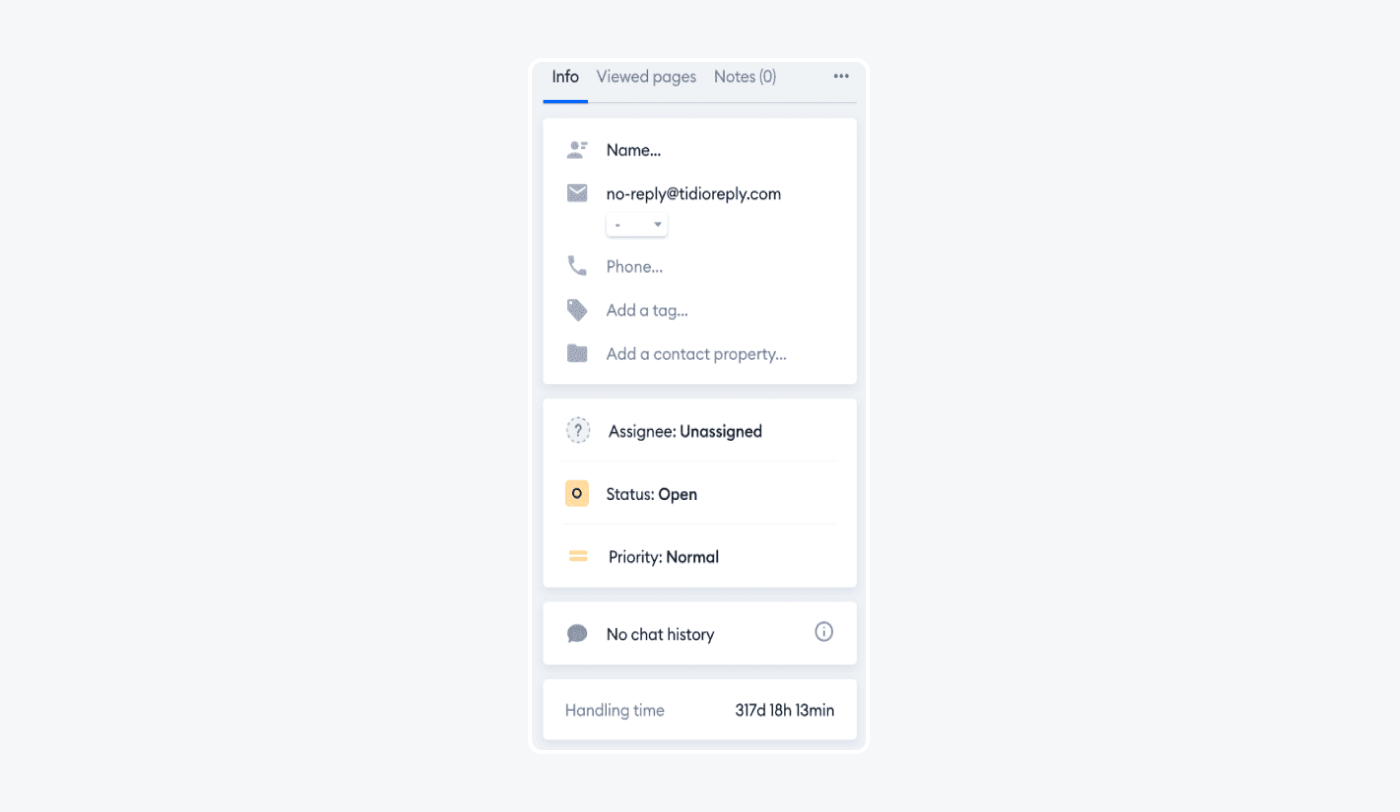 Ticket tracking features Ticket tracking features
