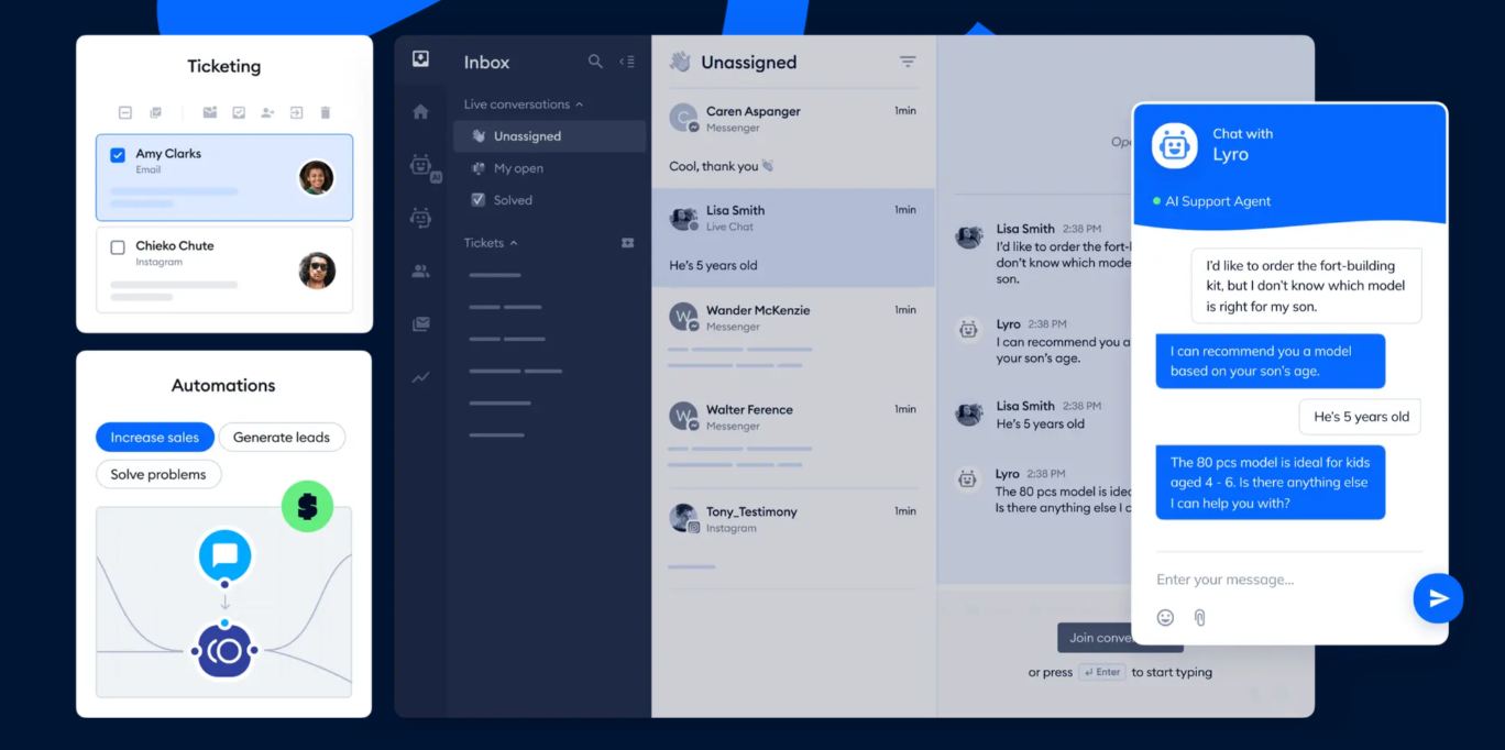 tidio shared inbox view tidio shared inbox view