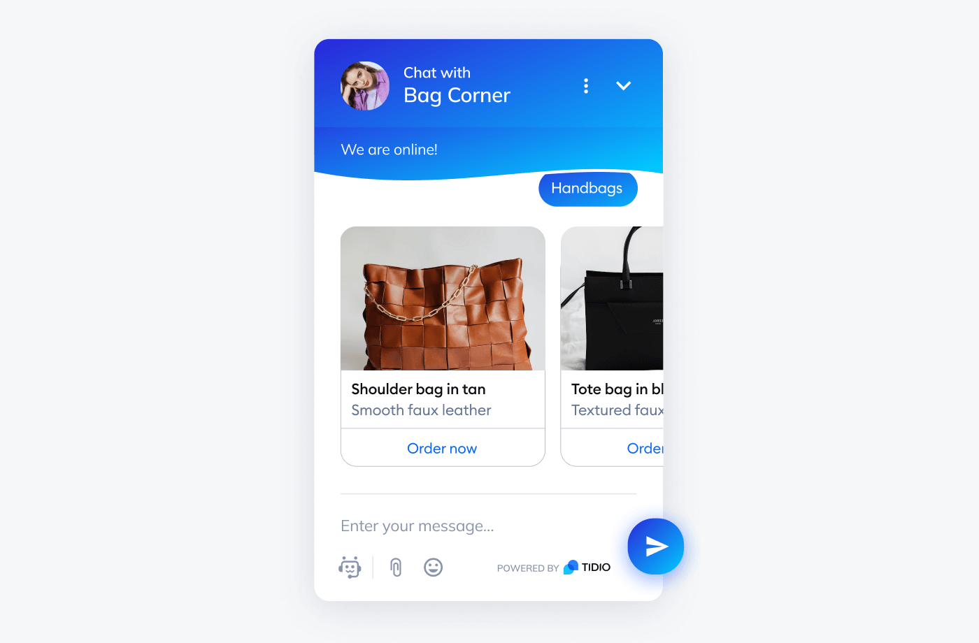 Give personalized product recommendations