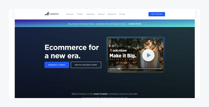 Plataforma tienda online Bigcommerce