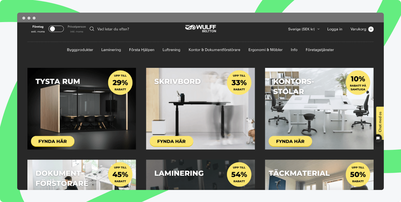 Wulff landing page Wulff landing page