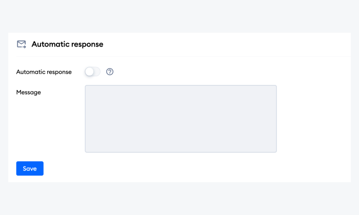 automatic responses automatic responses